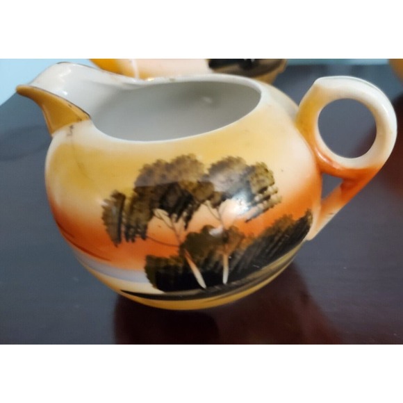 Hand Painted Japanese Teapot Set - Picture 9 of 12